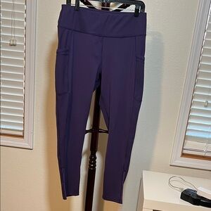 Stylish Women's High-Waisted Purple Live Well Leggings